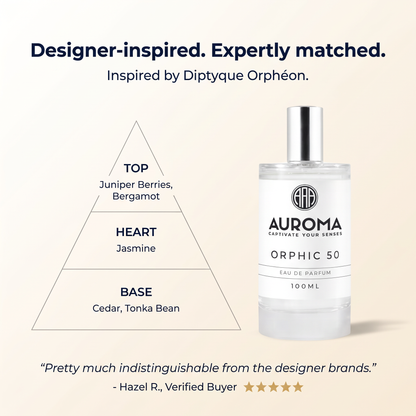 Designer-inspired, expertly matched - inspired by Diptyque Orphéon