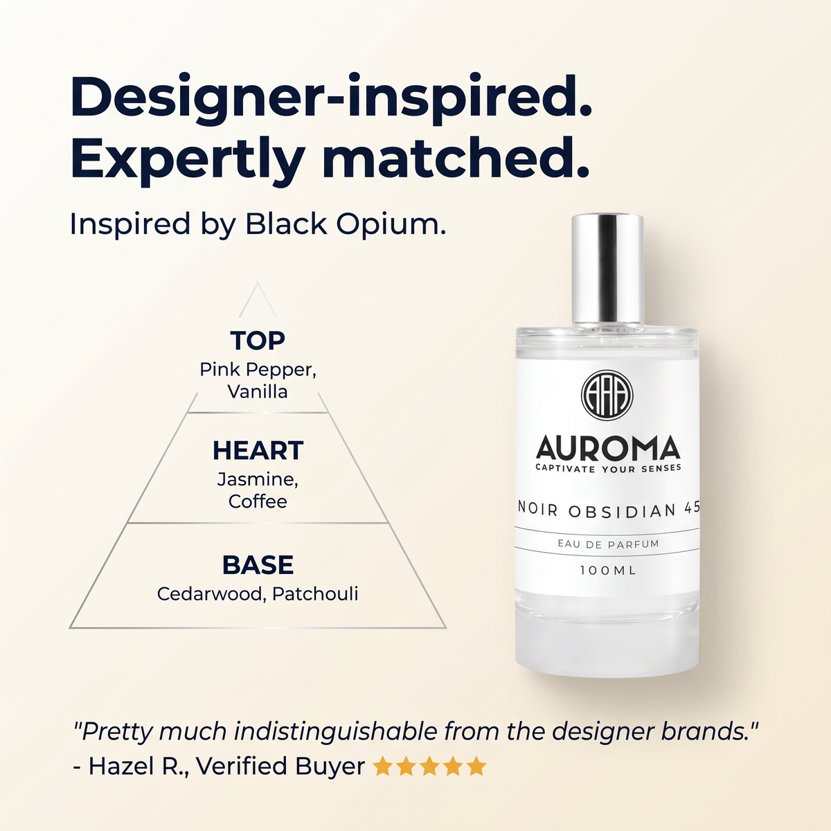 Designer-inspired, expertly matched - inspired by Black Opium
