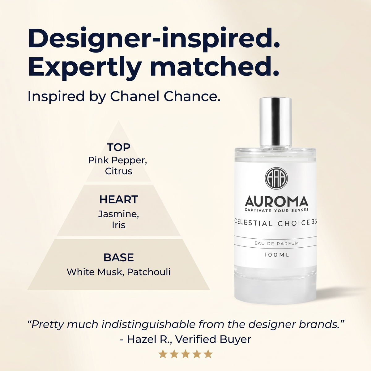 Designer-inspired, expertly matched - inspired by Chanel Chance