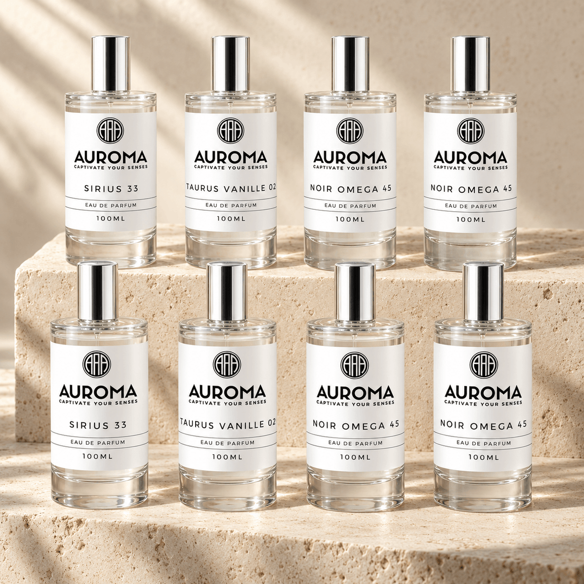 100ml x8 Eau de Parfum Bundle Set - Auroma