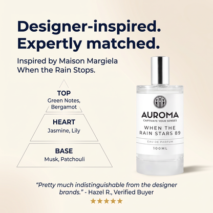 Designer-inspired, expertly matched - inspired by Maison Margiela When the Rain Stops
