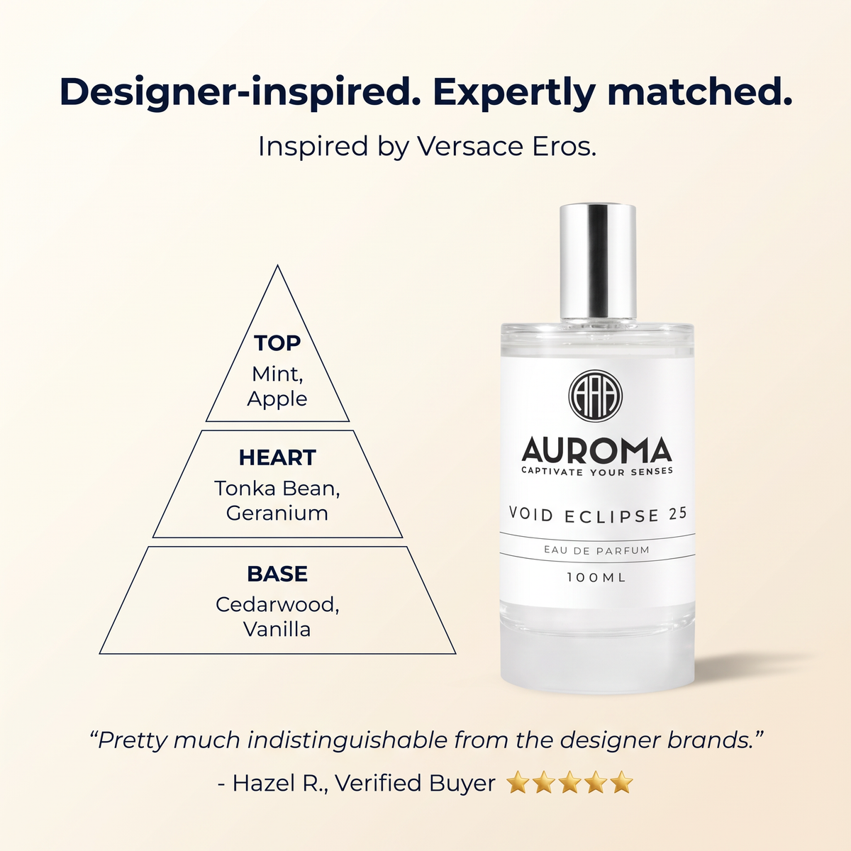 Designer-inspired, expertly matched - inspired by Versace Eros