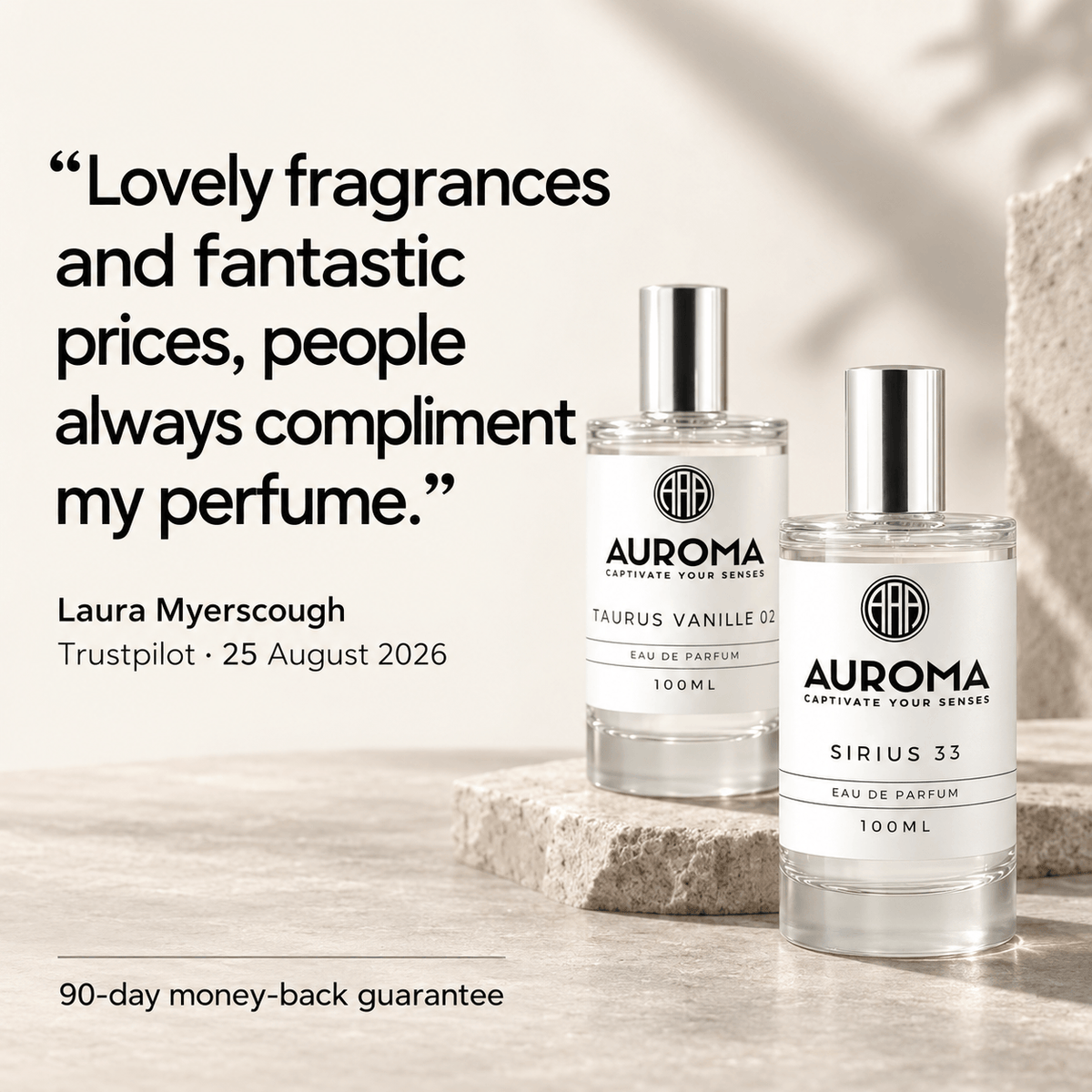 100ml x8 Eau de Parfum Bundle Set - Auroma