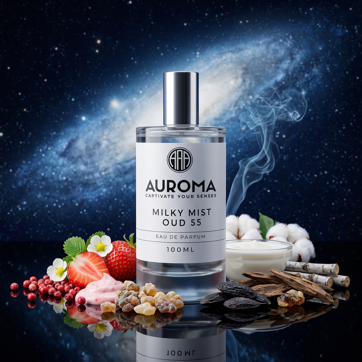 Milky Mist Oud 55 - scent notes and ingredients