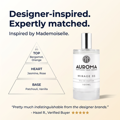 Designer-inspired, expertly matched - inspired by Mademoiselle