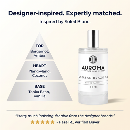 Designer-inspired, expertly matched - inspired by Soleil Blanc