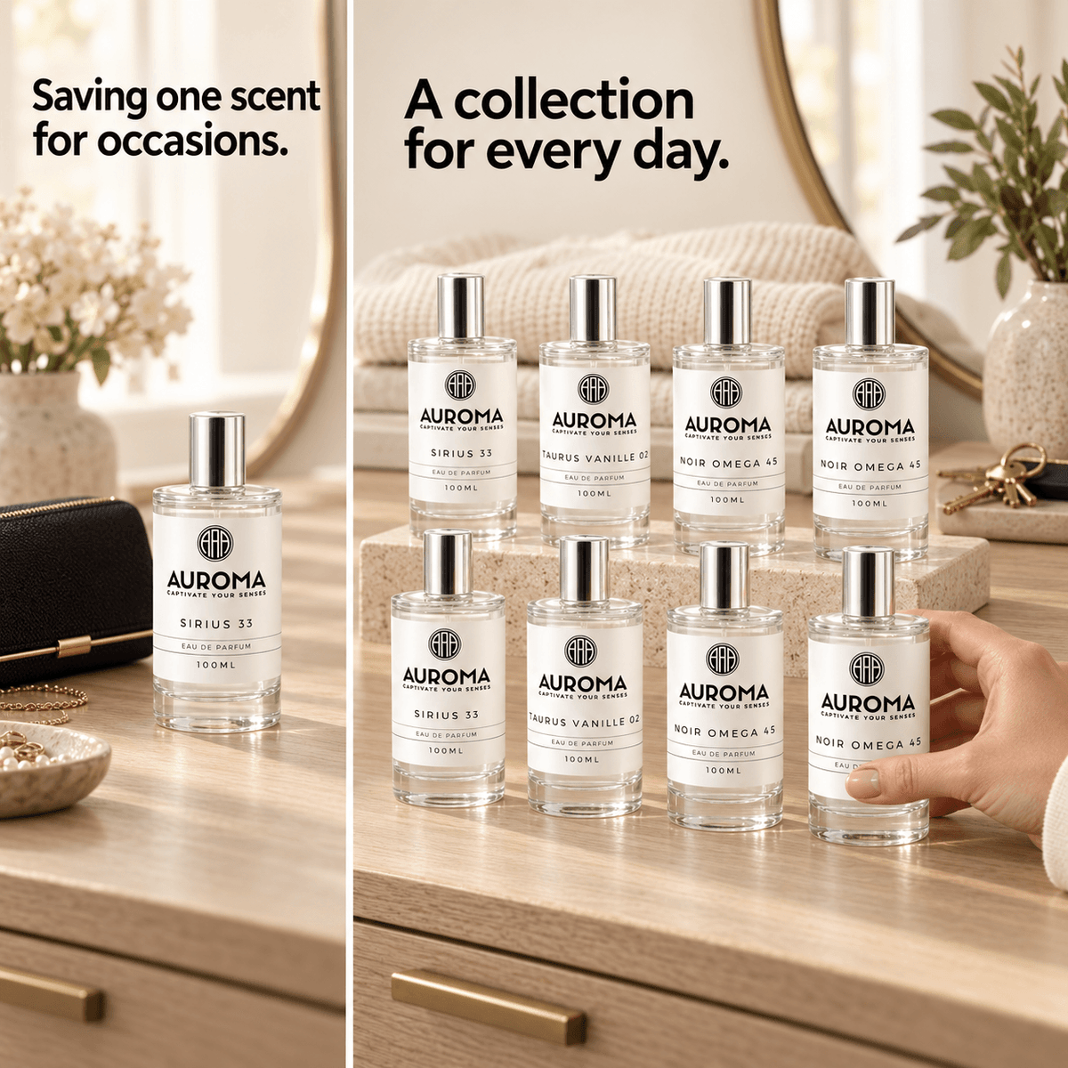 100ml x8 Eau de Parfum Bundle Set - Auroma