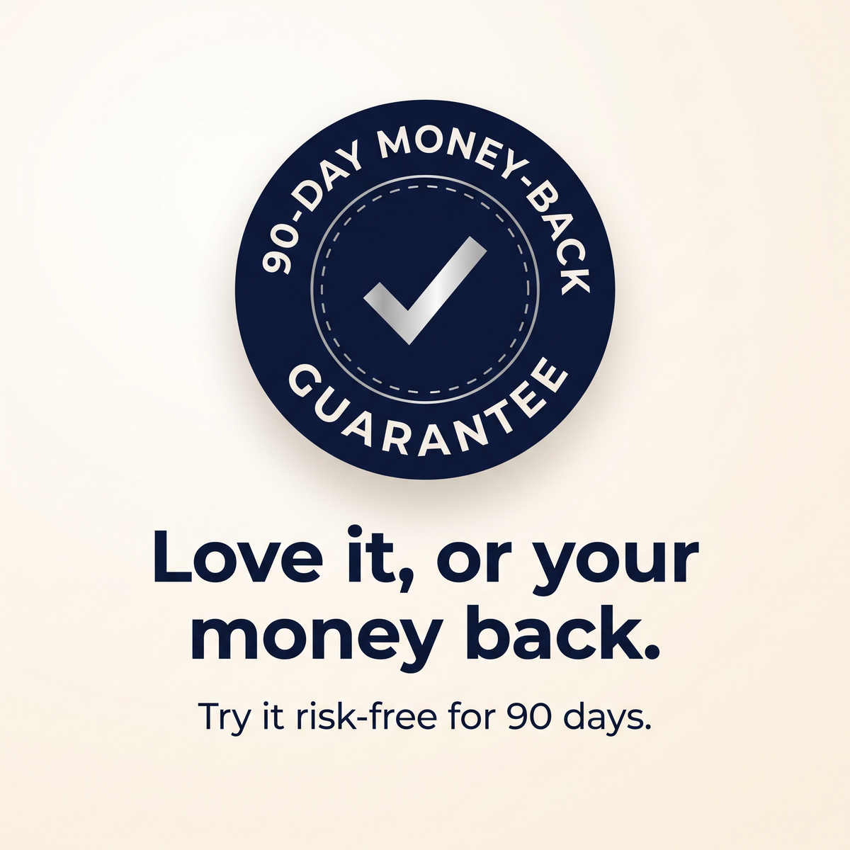 90-day money-back guarantee