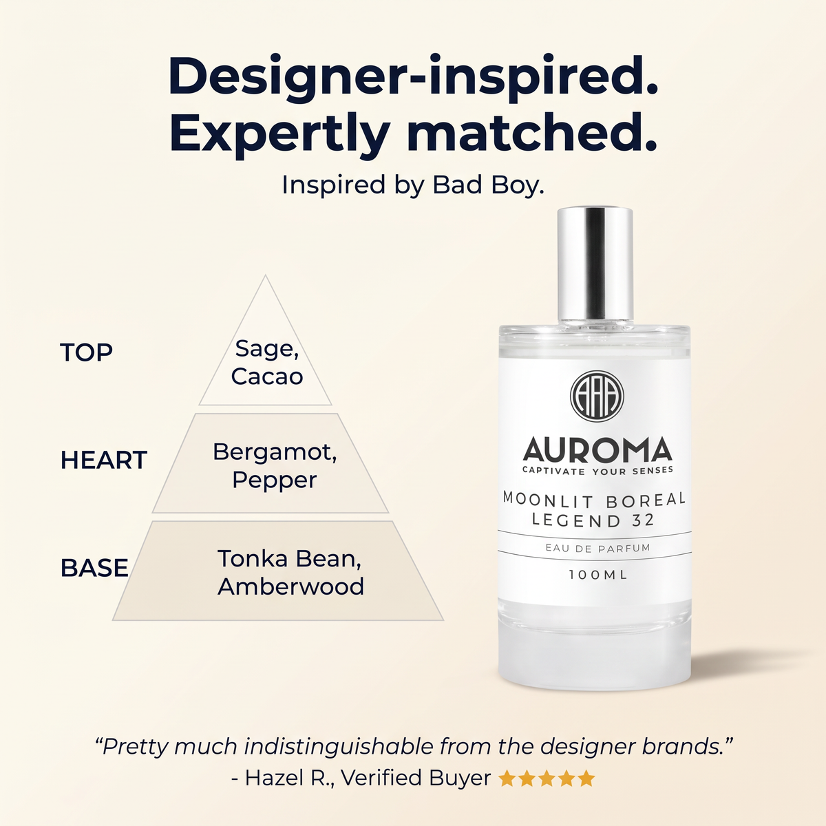 Designer-inspired, expertly matched - inspired by Bad Boy