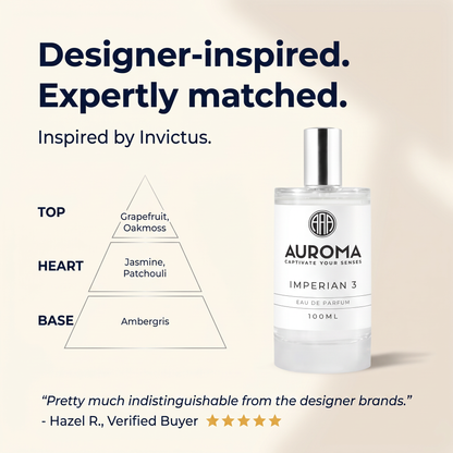 Designer-inspired, expertly matched - inspired by Invictus