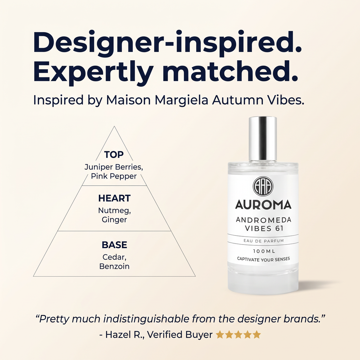 Designer-inspired, expertly matched - inspired by Maison Margiela Autumn Vibes