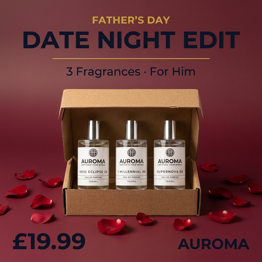 Father's Day The Date Night Edit 3x100ml Eau de Parfum Bundle Set - Auroma