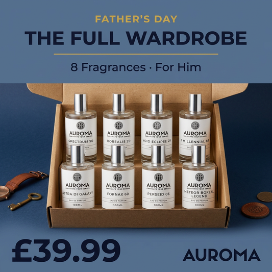 Father's Day The Full Wardrobe 8x100ml Eau de Parfum Bundle Set - Auroma