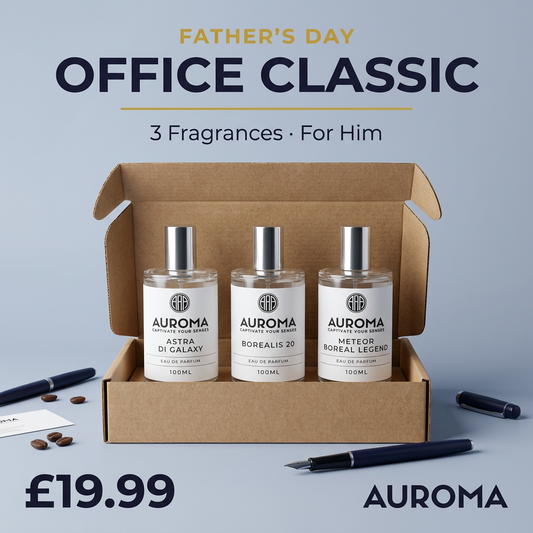 Father's Day The Office Classic 3x100ml Eau de Parfum Bundle Set - Auroma