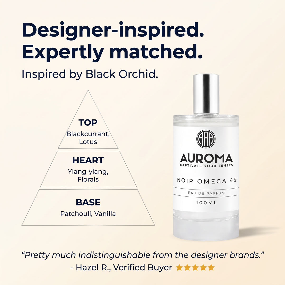 Designer-inspired, expertly matched - inspired by Black Orchid