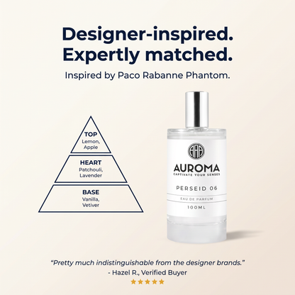 Designer-inspired, expertly matched - inspired by Paco Rabanne Phantom