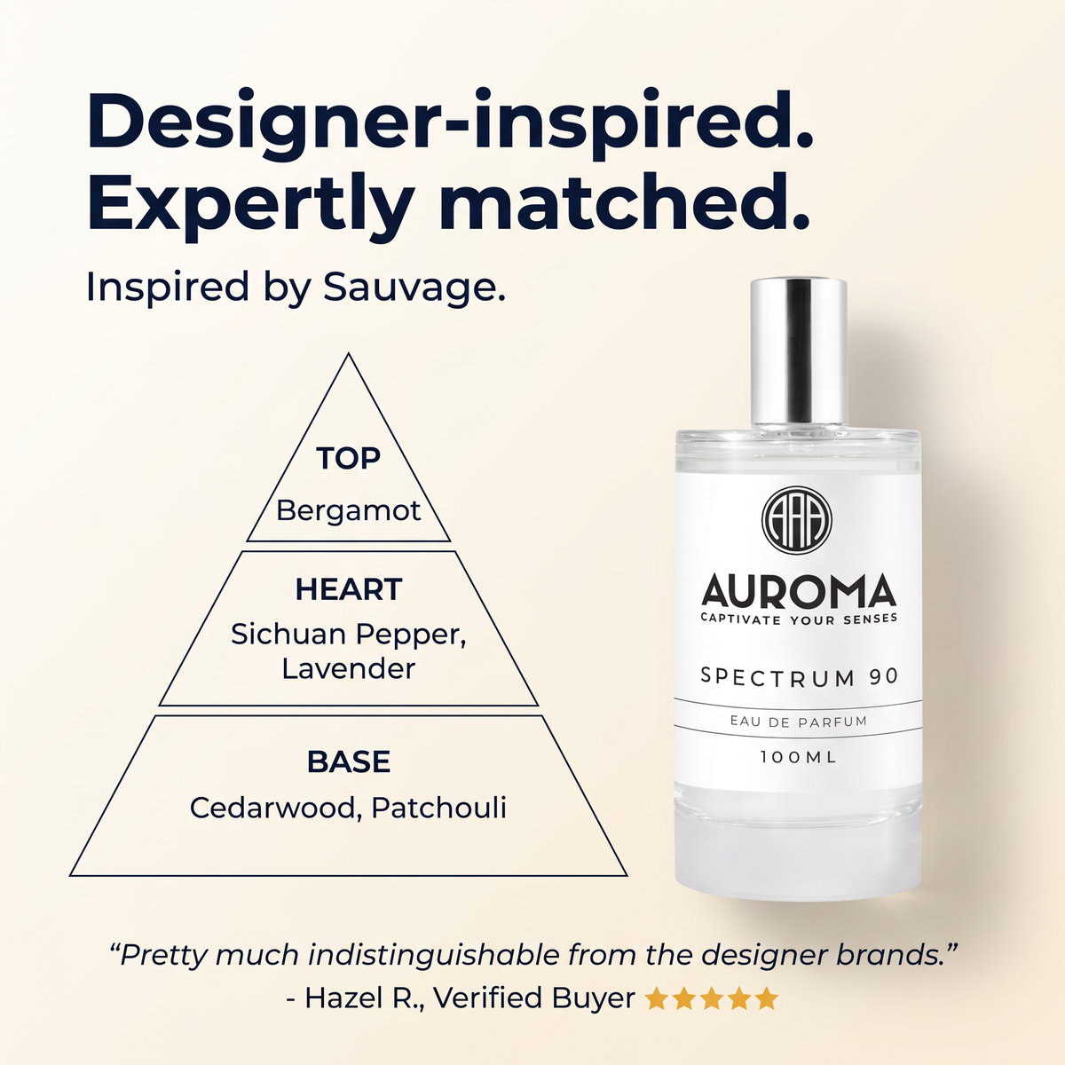 Designer-inspired, expertly matched - inspired by Sauvage