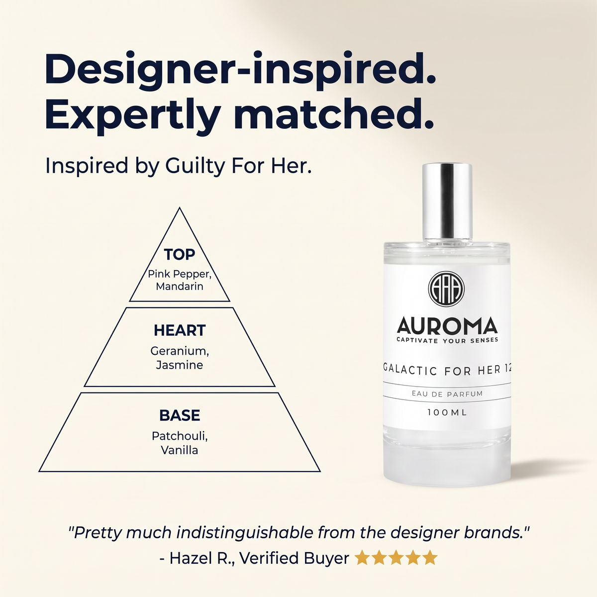Designer-inspired, expertly matched - inspired by Guilty For Her