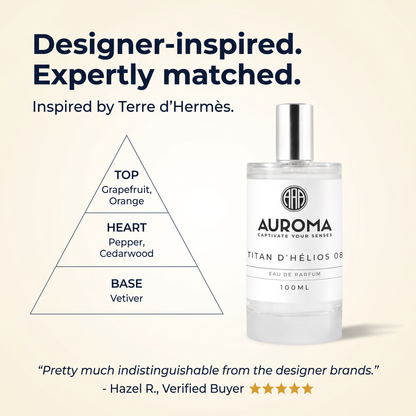 Designer-inspired, expertly matched - inspired by Terre d'Hermes