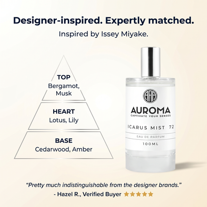 Designer-inspired, expertly matched - inspired by Issey Miyake